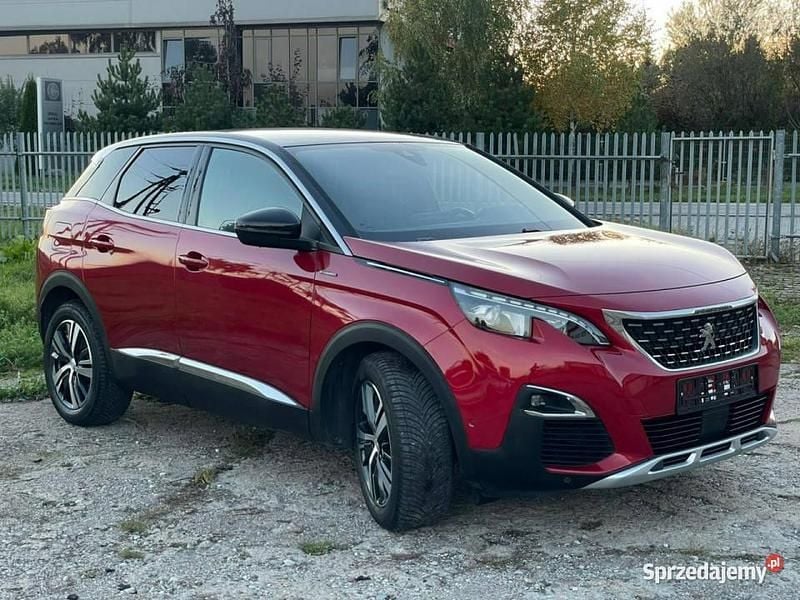 Używany Peugeot 3008 GT-line 130 KM (95 kW) 2018 Bordowy (metalik) SUV
