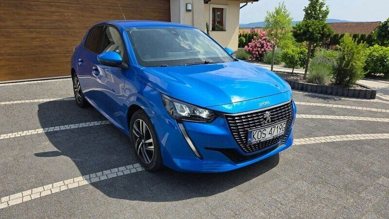 Niebieski (metalik) Używany 2021 Peugeot 208 Hatchback | 51 000 zł (Uczciwa cena) - Obraz 1/4