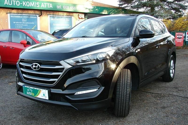 Czarny Używany 2017 Hyundai Tucson SUV | 52 900 zł (Dobra cena) - Obraz 1/4