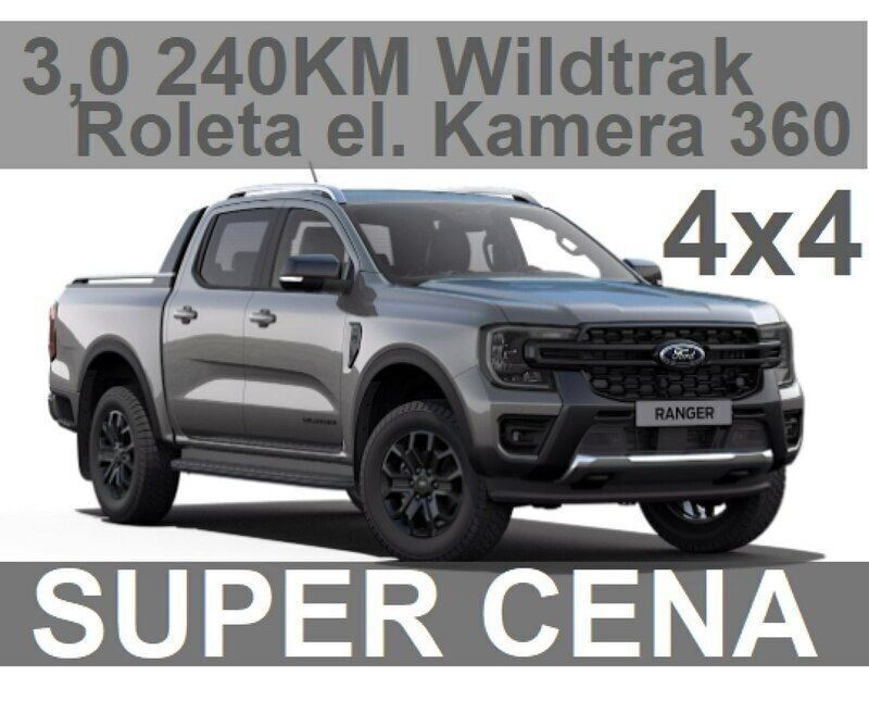 Nowe Ford Ranger Wildtrack 205 KM (150 kW) 2025 Szary Pickup
