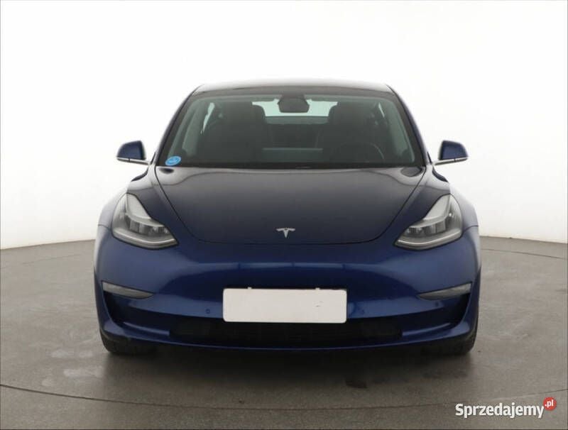 Niebieski Używany 2019 Tesla Model 3 Long Range Sedan/Limuzyna | 90 500 zł - Obraz 1/4