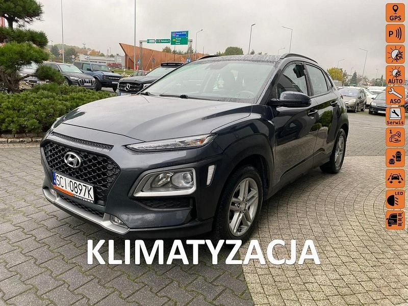 Szary Używany 2018 Hyundai Kona SUV | 59 900 zł (Uczciwa cena) - Obraz 1/4