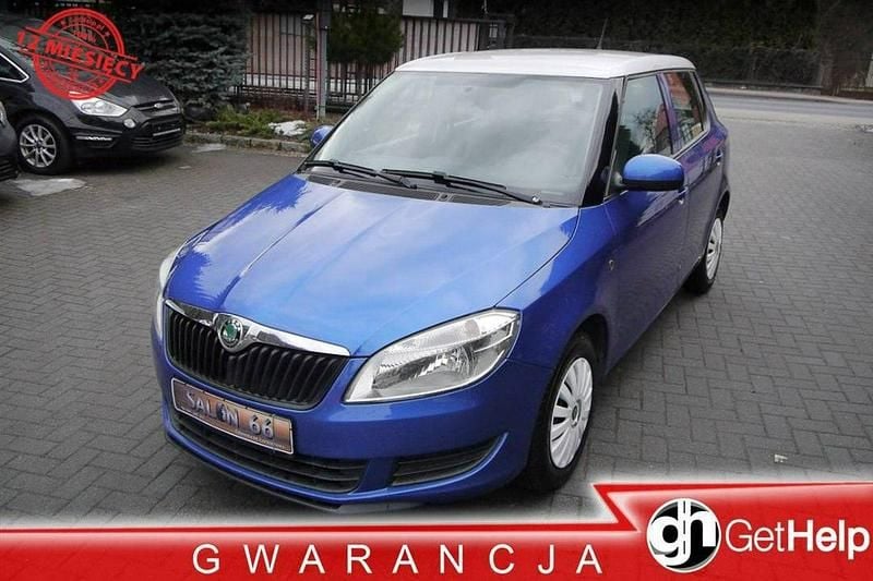 Używany Skoda Fabia 60 KM (44 kW) 2011 Niebieski Hatchback
