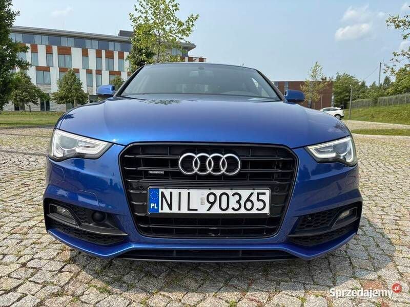 Niebieski Używany 2016 Audi A5 S-Line Coupe | 74 999 zł (Dobra cena) - Obraz 1/4