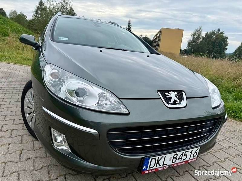 Zielony Używany 2007 Peugeot 407 Premium Kombi | 9400 zł (Uczciwa cena) - Obraz 1/4