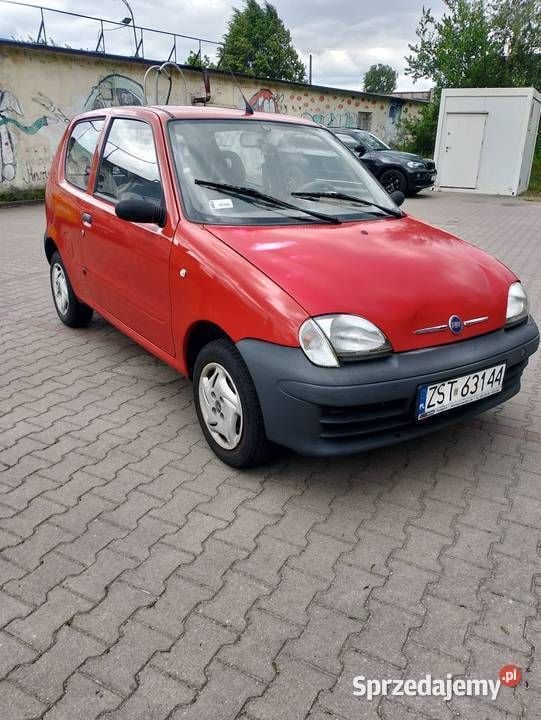 Czerwony Używany 2005 Fiat Seicento Hatchback | 1600 zł (Dobra cena) - Obraz 1/4