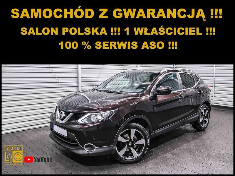 Bordowy (metalik) Używany 2017 Nissan Qashqai SUV | 38 843 zł (Super Cena) - Obraz 1/4