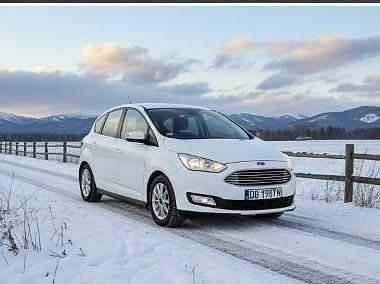 Biały Używany 2018 Ford C-MAX Minivan | 30 999 zł (Uczciwa cena) - Obraz 1/4
