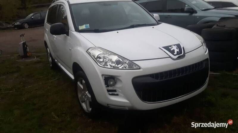 Biały Używany 2013 Peugeot 4007 SUV | 16 500 zł - Obraz 1/4