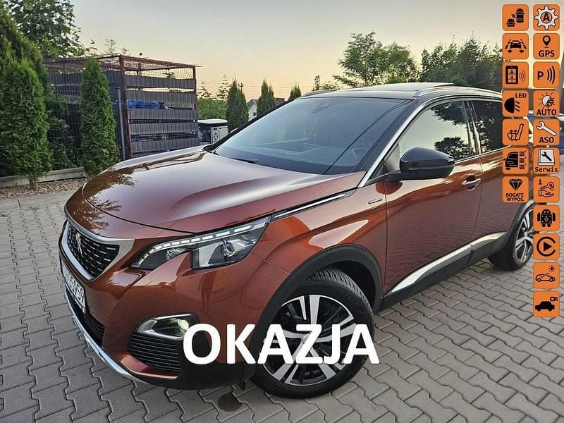Brązowy (metalik, perła) Używany 2018 Peugeot 3008 GT-line SUV | 71 990 zł (Dość drogi) - Obraz 1/4