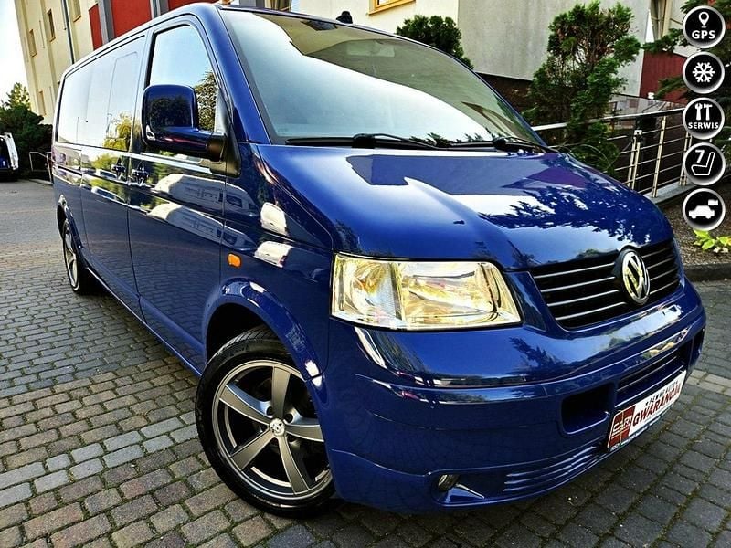 Niebieski ciemny Używany 2004 VW T5 Van | 34 999 zł (Dość drogi) - Obraz 1/4