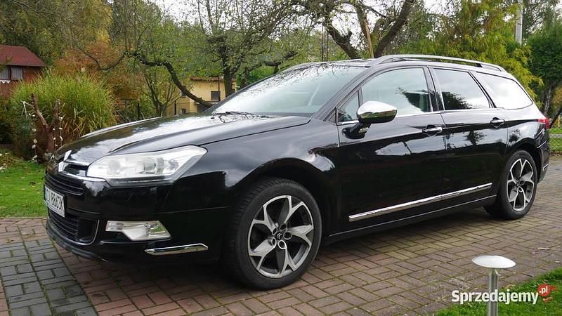 Czarny Używany 2014 Citroën C5 CrossTourer Kombi | 29 900 zł - Obraz 1/4