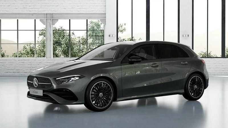 Szary Nowe 2025 Mercedes A180 Hatchback | 116 956 zł - Obraz 1/4