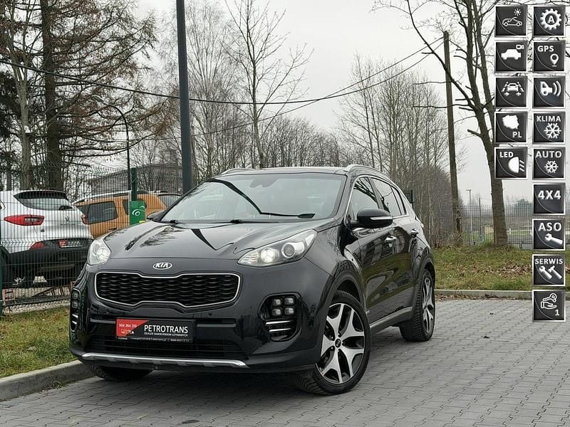 Czarny Używany 2016 Kia Sportage GT-Line SUV | 59 900 zł (Dobra cena) - Obraz 1/4