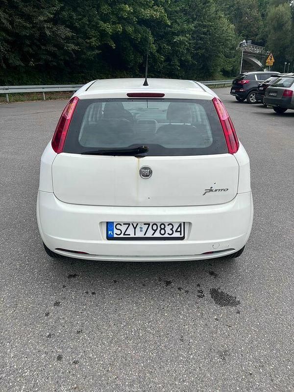 Biały Używany 2008 Fiat Punto Hatchback | 6500 zł (Dość drogi) - Obraz 1/4