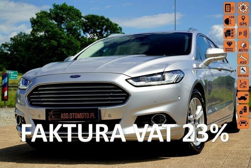 Używany Ford Mondeo 180 KM (132 kW) 2019 Srebrny (metalik) Sedan/Limuzyna