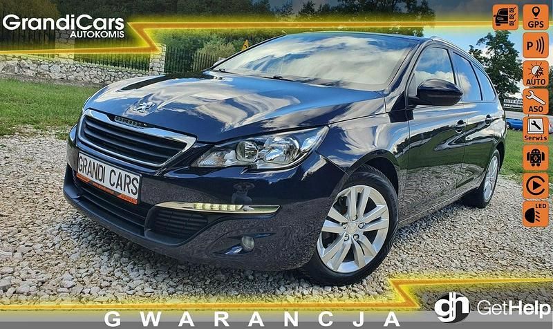 Fioletowy Używany 2016 Peugeot 308 Kombi | 27 600 zł (Uczciwa cena) - Obraz 1/4