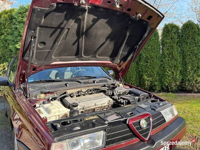 Bordowy Używany 1992 Alfa Romeo 155 Sedan/Limuzyna | 27 900 zł - Obraz 1/4