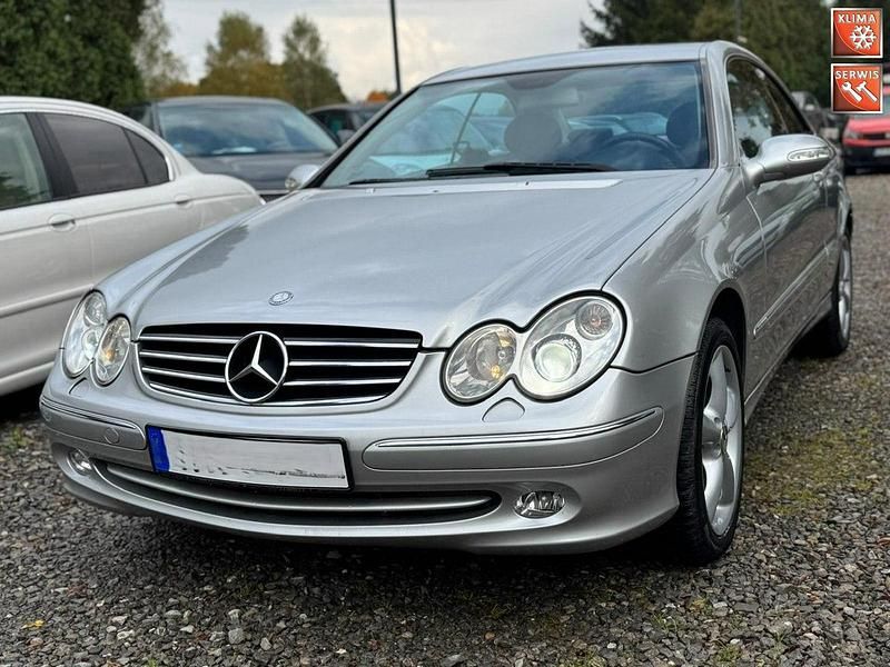 Srebrny Używany 2003 Mercedes CLK240 Avantgarde Coupe | 22 500 zł - Obraz 1/4