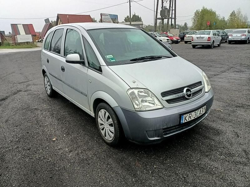 Srebrny Używany 2003 Opel Meriva Minivan | 2850 zł (Dobra cena) - Obraz 1/4