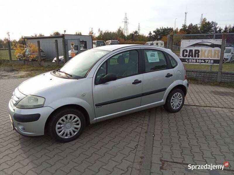 Szary Używany 2006 Citroën C3 Hatchback | 6999 zł (Uczciwa cena) - Obraz 1/4