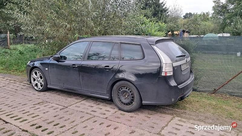 Czarny Używany 2007 Saab 9-3 Aero Kombi | 9500 zł (Super Cena) - Obraz 1/4