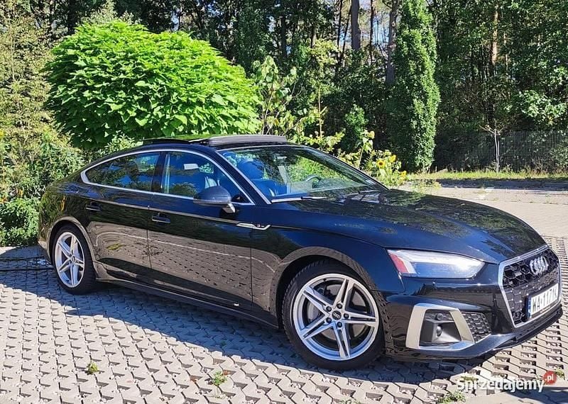 Czarny Używany 2022 Audi A5 Sportback S-Line Hatchback | 147 700 zł (Drogi) - Obraz 1/4