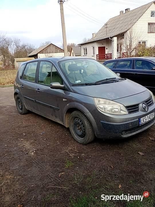 Szary Używany 2004 Renault Scénic II Minivan | 5600 zł (Dość drogi) - Obraz 1/4
