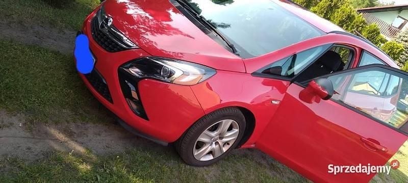Czerwony Używany 2014 Opel Zafira Minivan | 24 000 zł (Dobra cena) - Obraz 1/4