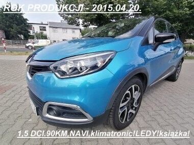 Niebieski Używany 2015 Renault Captur SUV | 30 999 zł (Dobra cena) - Obraz 1/4