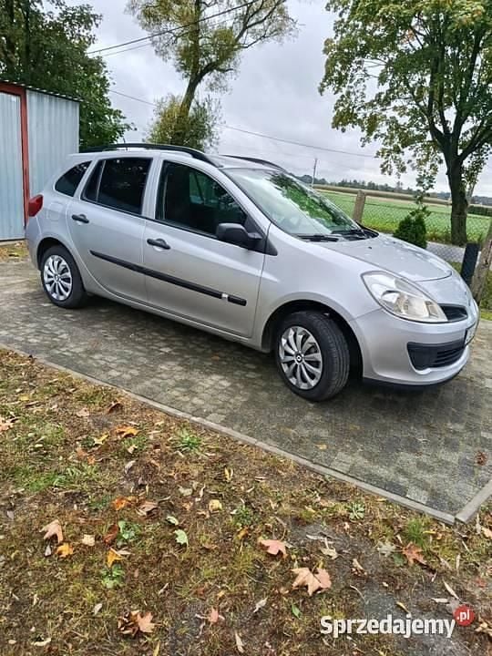 Srebrny Używany 2008 Renault Clio III Kombi | 9000 zł (Uczciwa cena) - Obraz 1/4