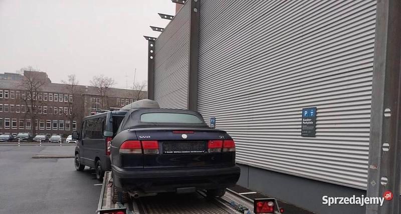 Granatowy Używany 1999 Saab 9-3 Cabriolet Kabriolet | 5500 zł - Obraz 1/4