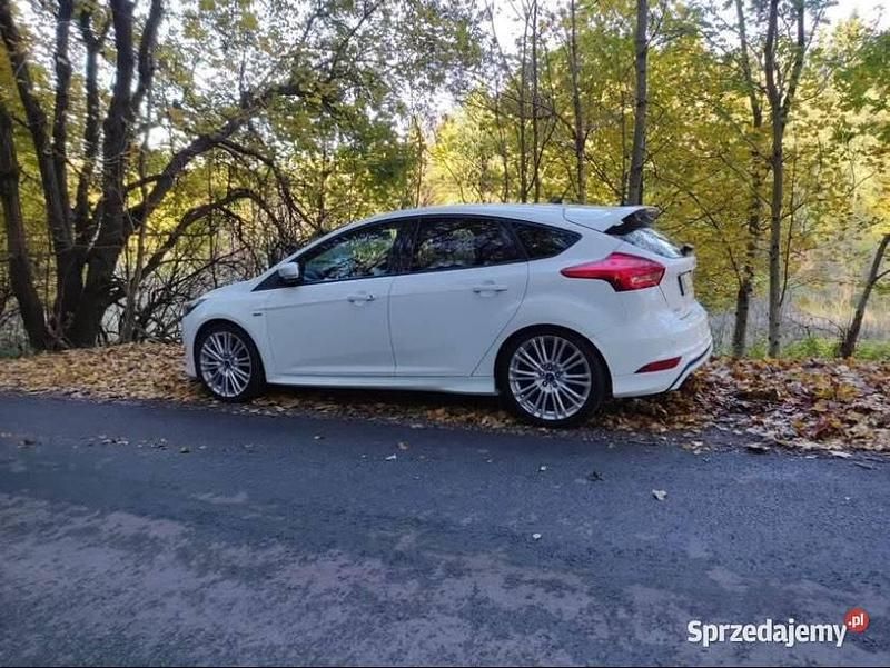 Używany Ford Focus ST-Line 150 KM (110 kW) 2016 Biały Sedan/Limuzyna