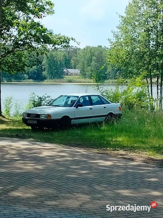 Biały Używany 1987 Audi 80 Sedan/Limuzyna | 11 500 zł - Obraz 1/4