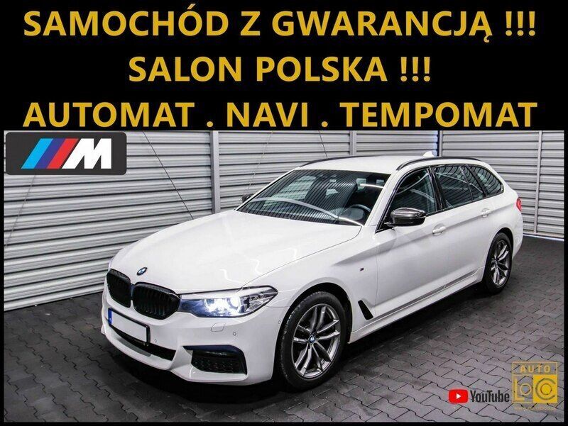 Biały (metalik) Używany 2020 BMW M550 Sedan/Limuzyna | 97 470 zł - Obraz 1/4