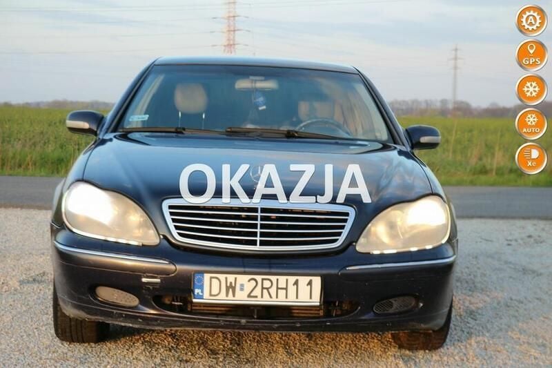 Niebieski Używany 2000 Mercedes S320 Sedan/Limuzyna | 7700 zł - Obraz 1/4