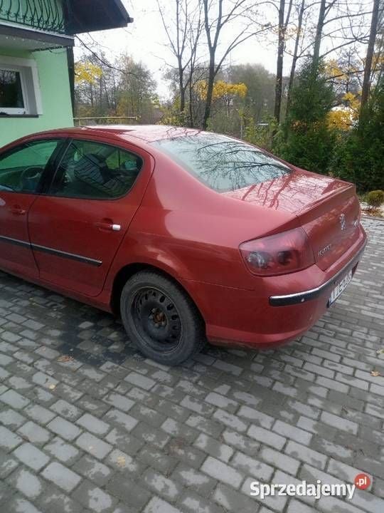 Używany Peugeot 407 2005 Wiśniowy Sedan/Limuzyna