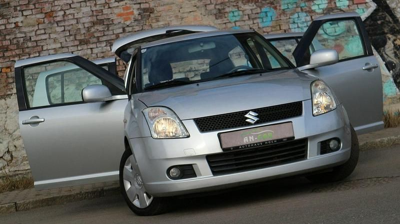Srebrny Używany 2006 Suzuki Swift Hatchback | 13 990 zł (Uczciwa cena) - Obraz 1/4