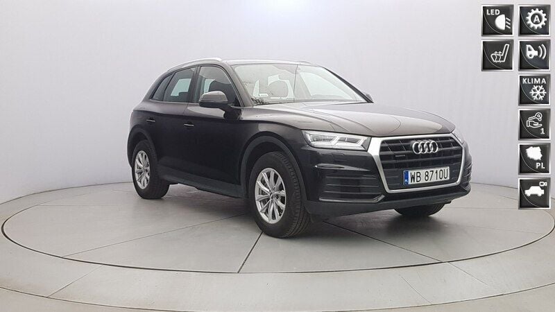 Czarny Używany 2018 Audi Q5 SUV | 119 850 zł (Dość drogi) - Obraz 1/4
