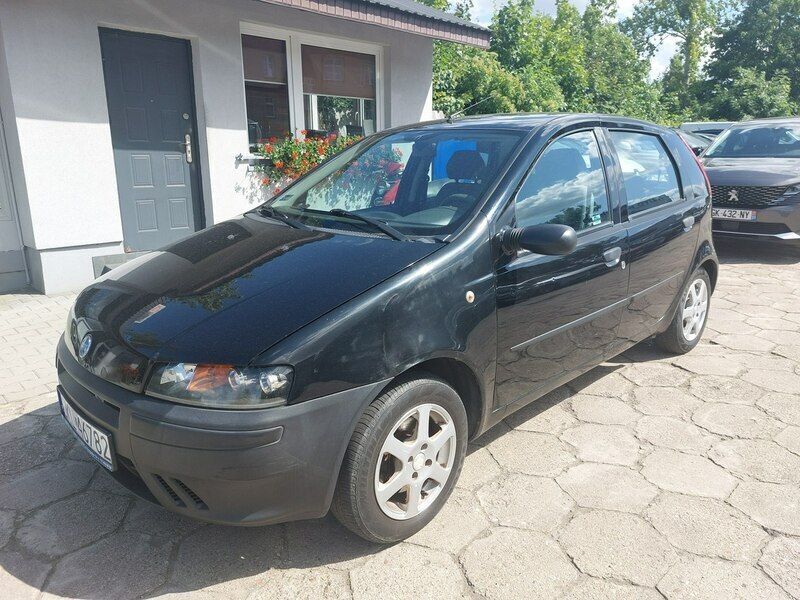 Czarny Używany 2002 Fiat Punto Hatchback | 2250 zł - Obraz 1/4