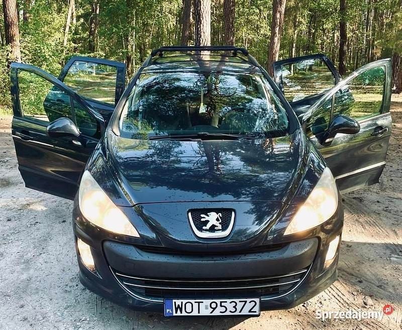 Niebieski Używany 2010 Peugeot 308 SW Kombi | 9500 zł (Uczciwa cena) - Obraz 1/4