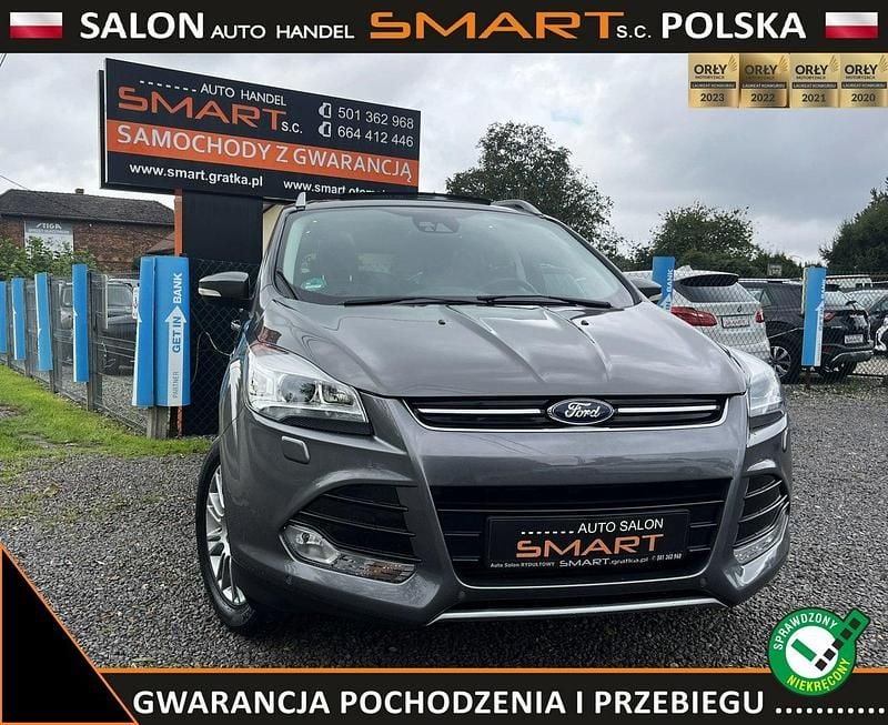 Szary Używany 2014 Ford Kuga SUV | 53 900 zł (Uczciwa cena) - Obraz 1/4