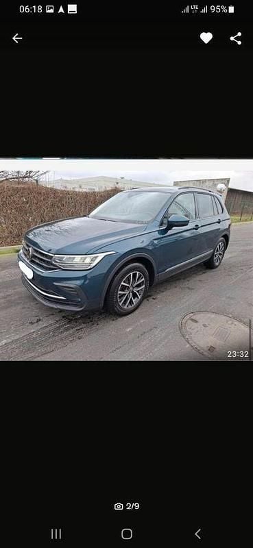 Niebieski Używany 2021 VW Tiguan SUV | 87 700 zł (Uczciwa cena) - Obraz 1/4