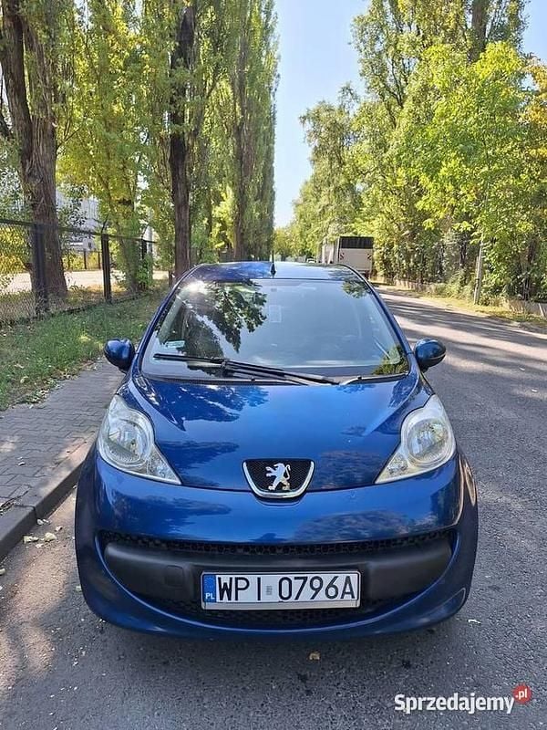 Niebieski Używany 2007 Peugeot 107 Hatchback | 8500 zł (Uczciwa cena) - Obraz 1/4