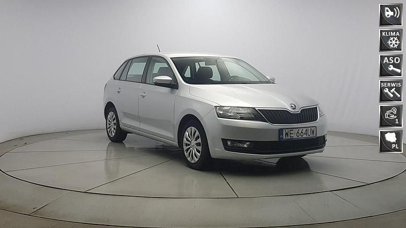 Srebrny Używany 2018 Skoda Rapid Ambition Hatchback | 33 850 zł (Uczciwa cena) - Obraz 1/4
