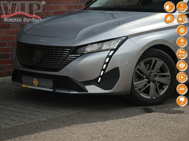 Szary Używany 2022 Peugeot 308 Hatchback | 73 990 zł (Drogi) - Obraz 1/4