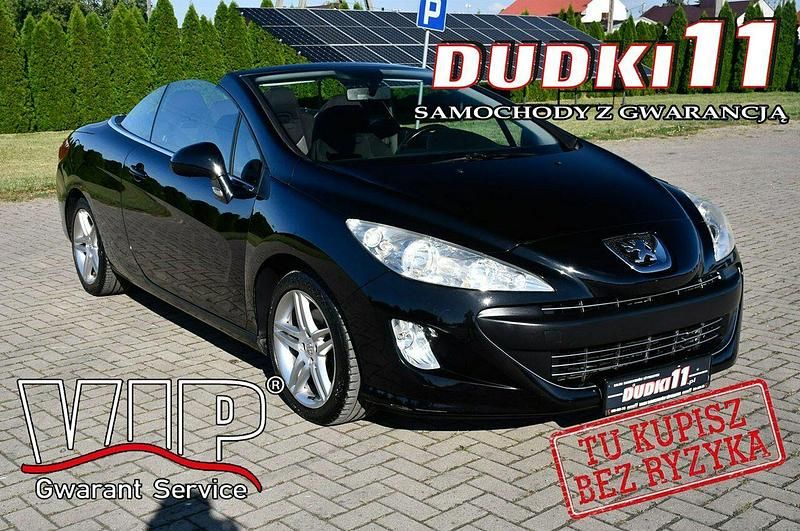 Czarny Używany 2009 Peugeot 308 CC Kabriolet | 18 900 zł - Obraz 1/4