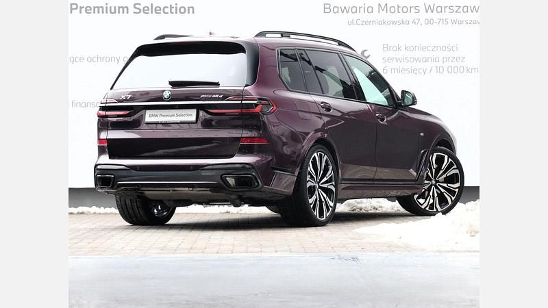 Używany BMW X7 Comfort Edition 340 KM (250 kW) 2024 Lakierowanie individual 359 mora metallic metalizowany SUV