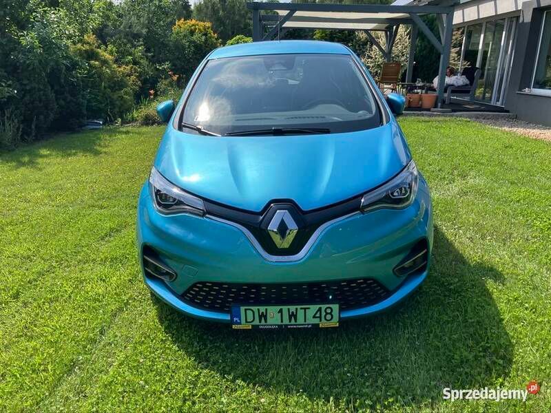 Niebieski Używany 2021 Renault Zoe Hatchback | 67 000 zł - Obraz 1/4