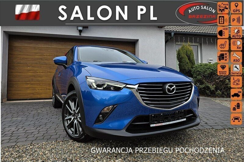 Niebieski Używany 2016 Mazda CX-3 SUV | 63 900 zł (Uczciwa cena) - Obraz 1/4